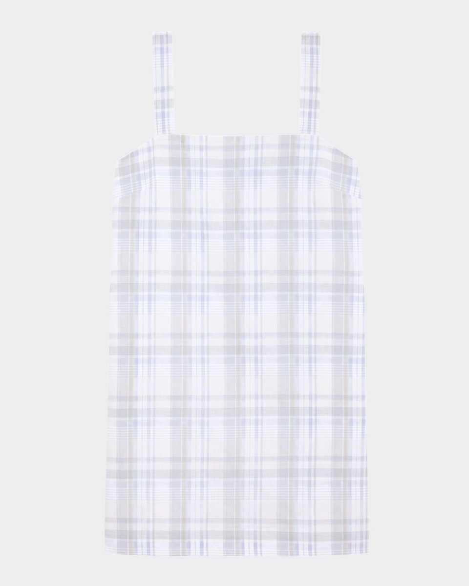 Plaid Mini Shift Dress